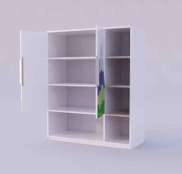 Детские шкафчики и стеллажи + Стеллаж 8-ми секционный «Лесная сказка»