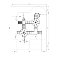 Детские уличные комплексы + Карнавал (Шапито) - ДИК 2.22.04-01.И1 - Игровой комплекс H=1200 H=2000