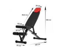 Скамьи + Cкамья силовая универсальная DFC D369