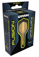 Аксессуары для игры в дартс + Литые оперения с хвостовиками Winmau Fusion Short Fluoro Orange (оранжевые)