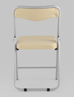 Складные стулья + Складной стул Джонни экокожа кремовый каркас металлик
