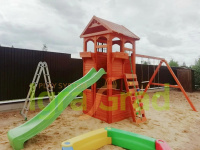 Детские уличные комплексы + Детская площадка IgraGrad Клубный домик