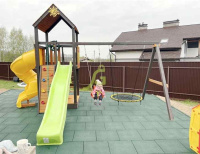 Детские уличные комплексы + Детская площадка IgraGrad Панда Фани с винтовой трубой