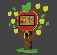 Навесные мультимедийные комплексы + Мультимедийный развивающий комплекс «AVKompleks Multi 25» в форме дерева