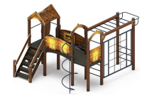 Детские уличные комплексы + Рада (ЭКО) - ДИК 2.01.2.03-02 - Игровой комплекс H=1200