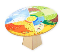 Детское развивающее оборудование для ДОУ и СОШ + Балансир Времена года