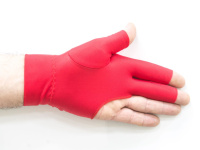 Перчатки + Перчатка бильярдная "PB" (красная)