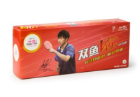 Мячики для настольного тенниса + Мяч для настольного тенниса DOUBLE FISH 3*** , профессиональный. ITTF Approved, 10шт.