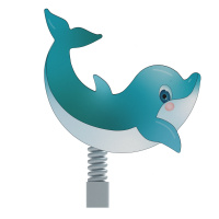 Детские качели + Качалка на пружине Дельфинчик ИО 04-203