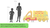 Игровые формы + Уличный бизиборд по ПДД "Бензовоз" стационарный