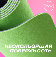 Йога и пилатес + Коврик для йоги двухслойный PRCTZ TWO TONE TPE YOGA MAT