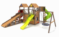 Детские уличные комплексы + Детская площадка IgraGrad Комбо SF с двумя трубами