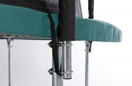 Батуты + Батут BERG Favorit Green 380 + защитная сетка Comfort 