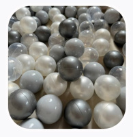 Сухие бассейны и шарики + Шарики для сухого бассейна (150 штук, 4 цвета) Grey