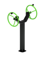 Уличные тренажеры + Рули (положение стоя) СТ 105-11