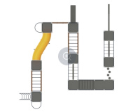 Детские уличные комплексы + Спортивная серия (Граффити) СК 2.01.23-01.1