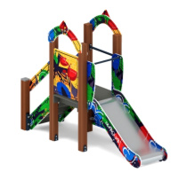 Детские горки + Горка Малыш (Граффити) - ИО 41.01.01-03 - Н=750