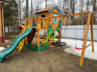 Детские уличные комплексы + Детская площадка IgraGrad Домик 2 Совёнок