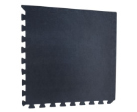 Напольные покрытия для зала + Мат-пазл DFC 60 х 60 см, 10 мм, (4 шт. в упаковке) черный