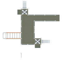 Детские уличные комплексы + Игровой комплекс Забота Космопорт (космос) горка Н 750 ДОВ 20.14.01-02