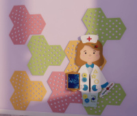 Декоративно-развивающие панели + Информационный стенд «Здоровье»