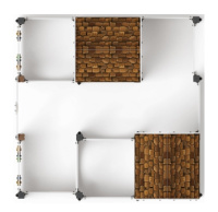 Детские уличные комплексы + Лабиринт Кубик 5 (эко) МФ 20.01.05-02