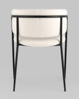 Кресла + Стул Нэлли ткань букле белый