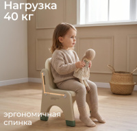 Детские стульчики и кресла + Стул UNIX Kids Dino / Дино зеленый