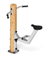 Уличные тренажеры + Тренажер вело (лиственница) СТ 016-Л.И3