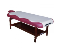 Массажные столы + Массажный стационарный стол DFC NIRVANA SUPERIOR, цвет бежево-винный