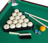 Бильярдные столы + Бильярдный стол Fortuna Русская Пирамида 4фт с комплектом аксессуаров