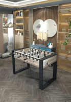 Настольный футбол + Игровой стол - футбол "Pride" (140х77х88, беленый дуб)