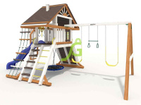 Детские уличные комплексы + Детская площадка IgraGrad Крепость Фани (Дерево) мод.2
