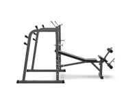 Стойки под штангу + Скамья со стойками под штангу DFC D709