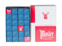Мел "Master" (72 шт) синий