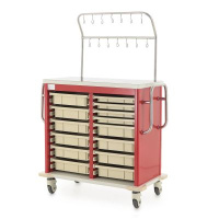 Тележки медицинские + Столик реанимационный, анестезиологический ИТТ006Х (ТМ-013АН-00)