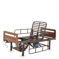 Кровати функциональные + Кровать механическая Med-MosТип Е-49 (ММ-2620Н-03/05) ЛДСП с туалетным устройством и функцией «кардиокресло»