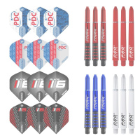 Аксессуары для игры в дартс + Набор аксессуаров Winmau PDC Practice and Accessory Kit