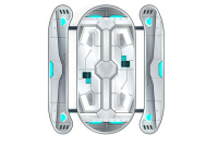 Скамейки и столики + Столик детский овальный Космопорт МФ 31.01.09-04