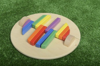 Тактильное оборудование и панели + Тактильно-развивающая игрушка Трещотка