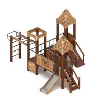 Детские уличные комплексы + Королевство (Картонное) - ДИК 1.15.08-22