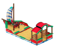 Песочницы + Песочный дворик Морская Яхта (Мульт) - ИО 6.03.01-03 