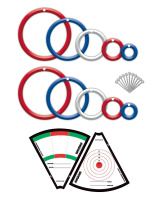 Аксессуары для игры в дартс + Набор аксессуаров Winmau PDC Practice and Accessory Kit
