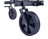 Тележки + Тележка для кемпинга, дачи и сада DFC с черными колесами, до 125 кг