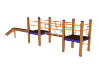 Детские уличные комплексы + Спортивный комплекс Квест СК 07-001