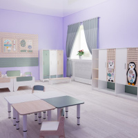 Мебель игровая + Стульчик "Экоград"