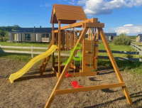 Детские уличные комплексы + Детская площадка IgraGrad Крафт Pro 3 (скат 2,2)