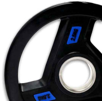 Диски с посадочным диаметром 51 мм + Диск обрезиненный c хватом UNIX Fit PRO 2,5 кг, 51 мм