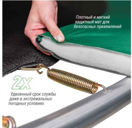 Батуты + Батут UNIX Line SUPREME BASIC 10 ft (blue)