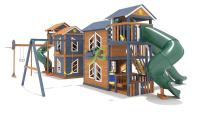 Детские уличные комплексы + Детская площадка IgraGrad Домик 7 мод.2